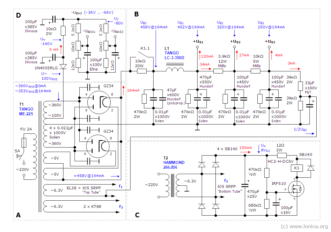 Schematic of the Module of Power Supply