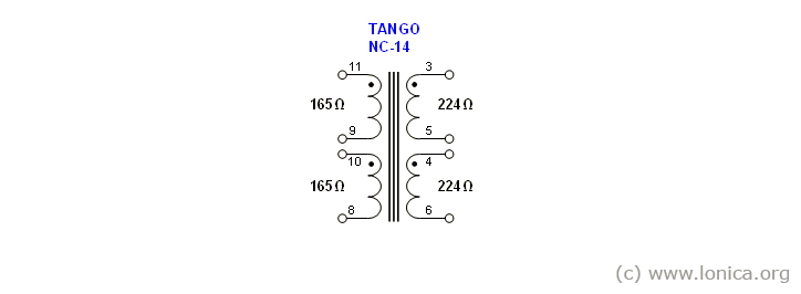 NC–14 interstage transformer