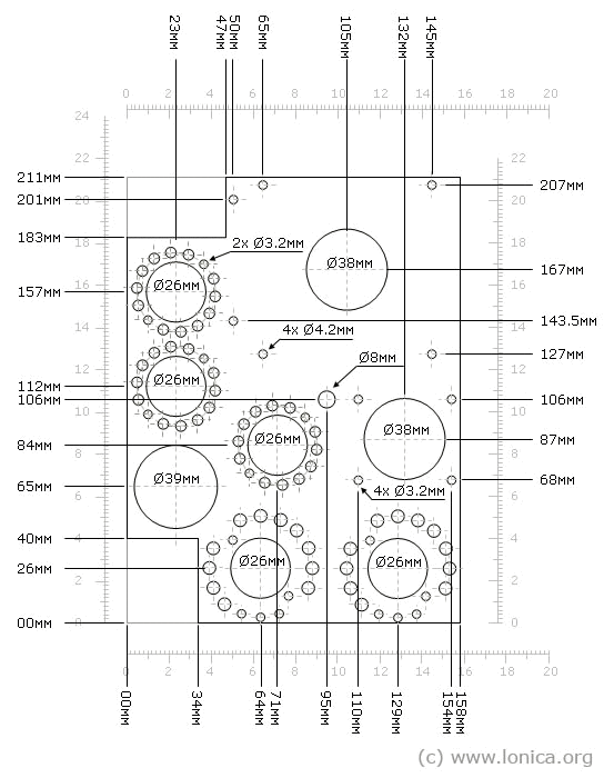 Mounting Panel of the Amplifier Module
